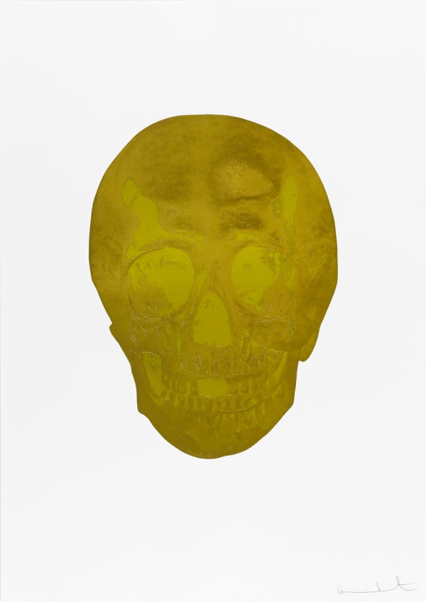 Damien Hirst, Death Or Glory African Gold/Oriental Gold Glorious Skull, 2011