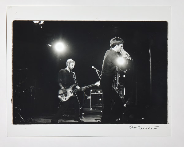Kevin Cummins, Peter Hook, Ian Curtis, Leigh Festival, 27 August 1979