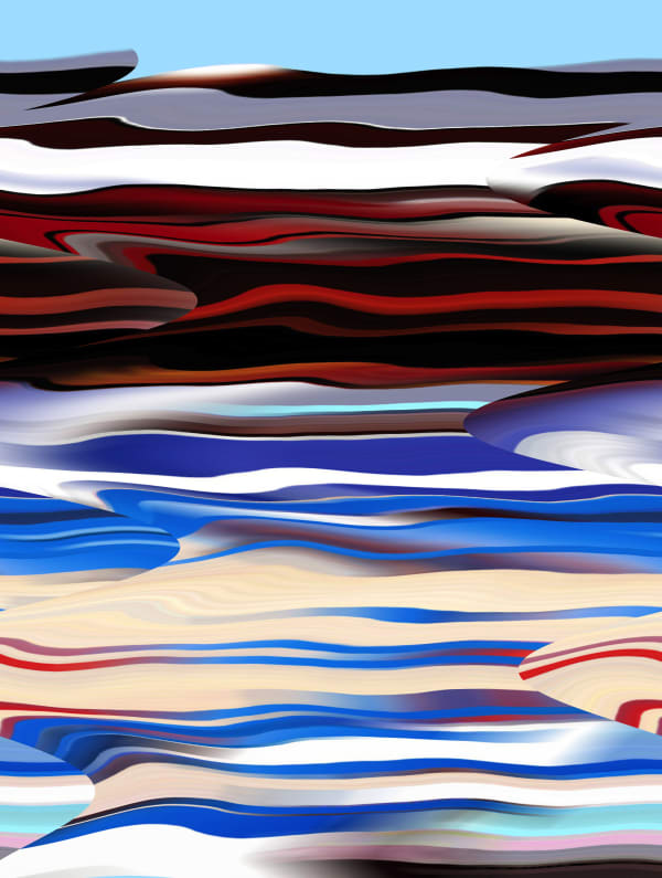 Peter Saville, Waste Painting #3.1, 2003 - 2019