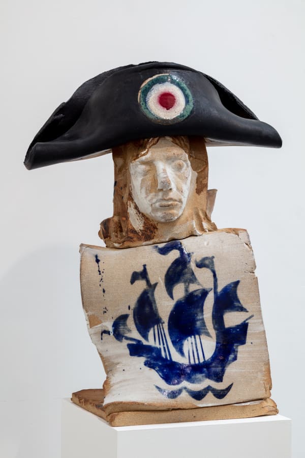 Marcus Harvey Little Nelson, 2018 Glazed stoneware 60 x 45 x 28 cm