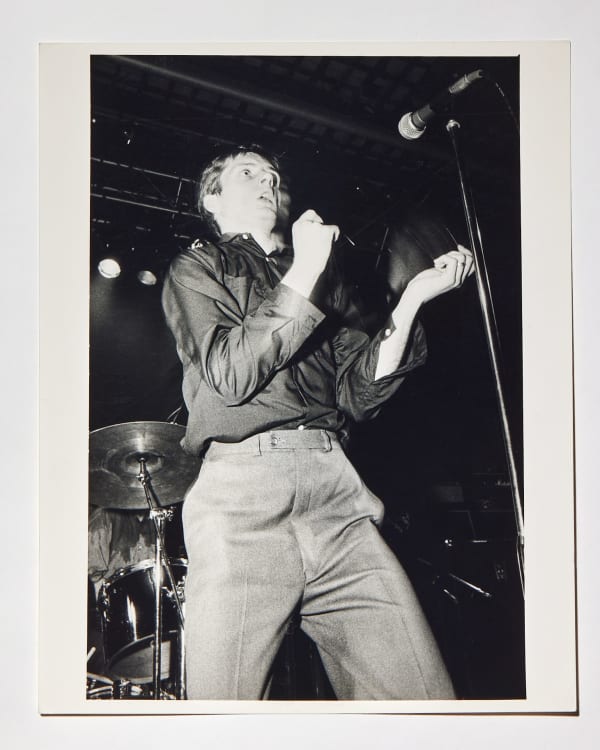 Kevin Cummins, Ian Curtis, Leeds University, 3 October 1979