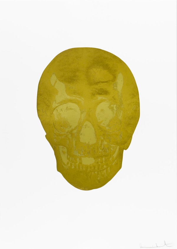 Damien Hirst, Death Or Glory Oriental Gold/Sunset Gold Glorious Skull, 2011