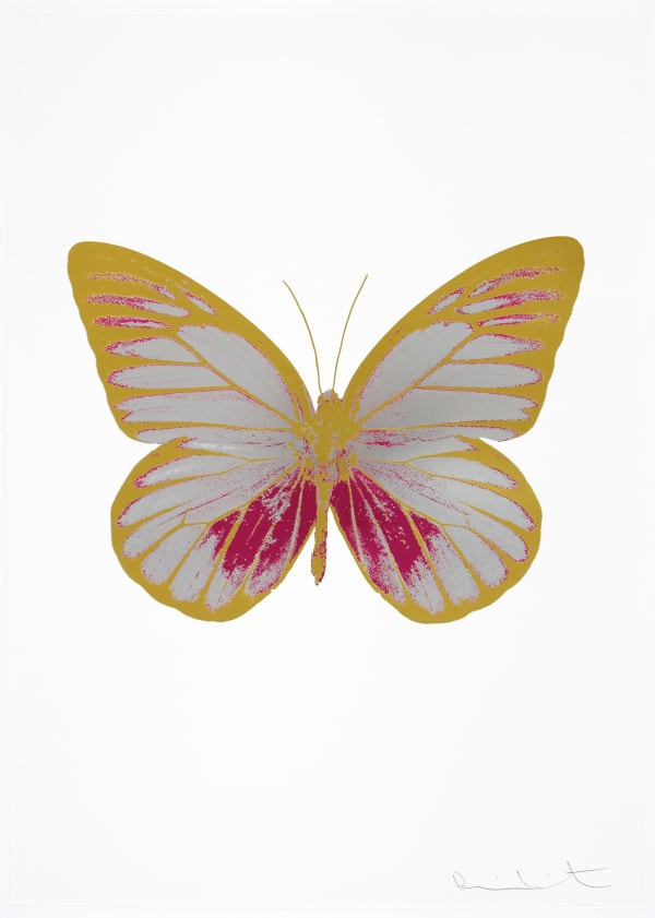 Damien Hirst, The Souls I - Silver Gloss/Fuchsia Pink/Oriental Gold, 2010