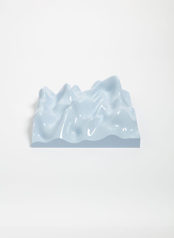 Peter Saville, Unknown Pleasure Ribbon Blue, 2005