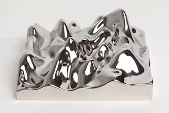 Peter Saville Chromium Pleasure, 2015 Nickel-plated on ABS 32 x 32 x 14 cm Edition of 10 Accompanied by a signed and numbered certificate