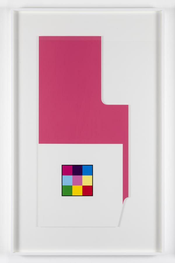 Peter Saville, ‘Radius-cut pink white’ (from the ‘metalanguage’ series), 1980 – 2015