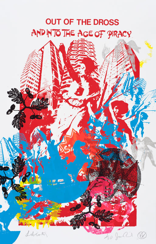 Jamie Reid, Out of the Dross (Red), 2011