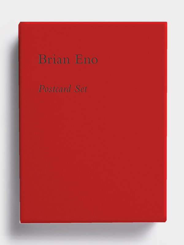 Brian Eno, Postcard Set (Bright Red), 2020