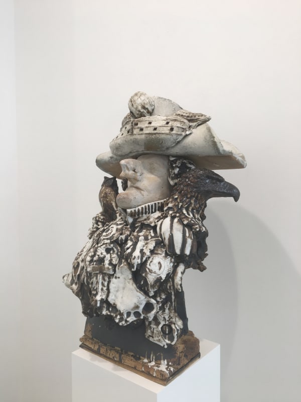 Marcus Harvey The Iron Duke, 2018 Glazed stoneware 71 x 54 x 44 cm