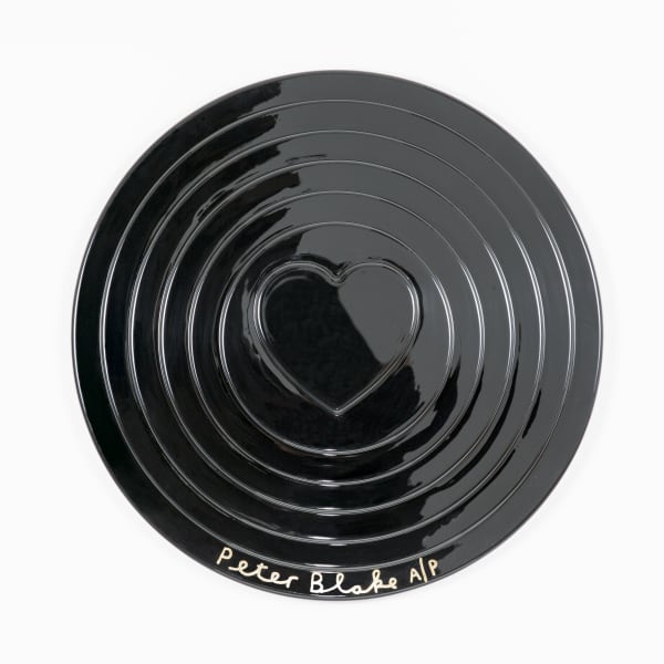 Peter Blake, Black Target, 2017