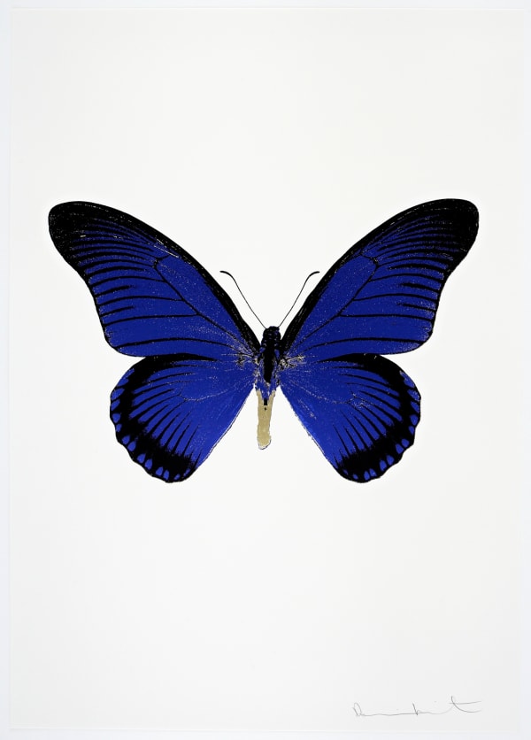 Damien Hirst, The Souls IV - Westminster Blue/Raven Black/Cool Gold, 2010