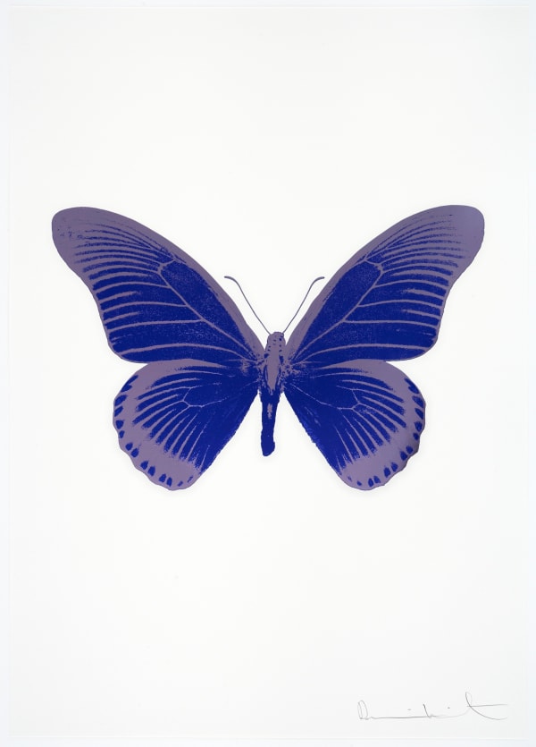 Damien Hirst The Souls IV - Westminster Blue/Aquarius, 2010 3 colour foil block on 300gsm Arches 88 archival paper. Signed and numbered. Published by Paul Stolper and Other Criteria 72 x 51cm OC7985 /1418-8 Edition of 15