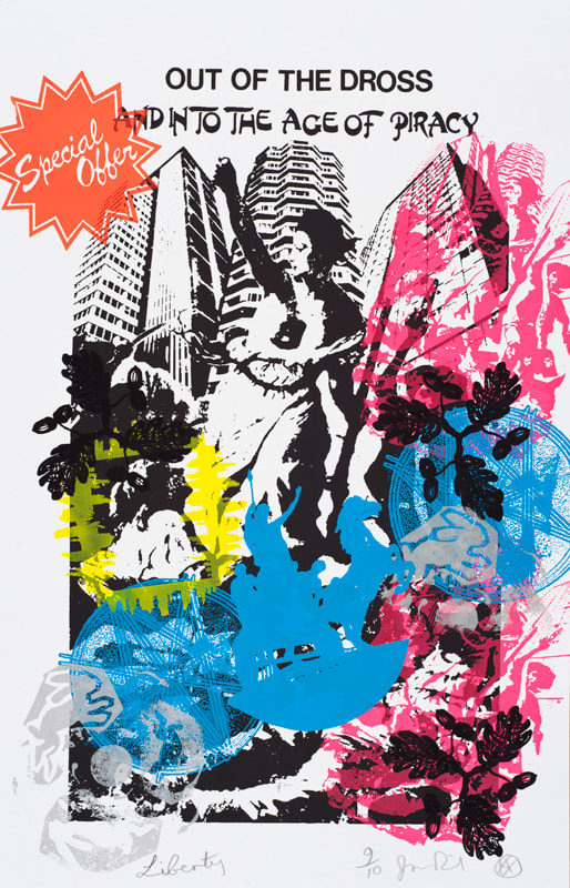 Jamie Reid, Out of the Dross (Black), 2011