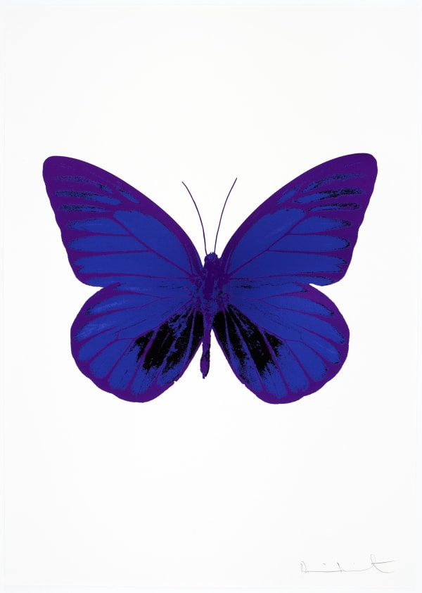 Damien Hirst, The Souls I - Westminster Blue/Raven Black/Imperial Purple, 2010