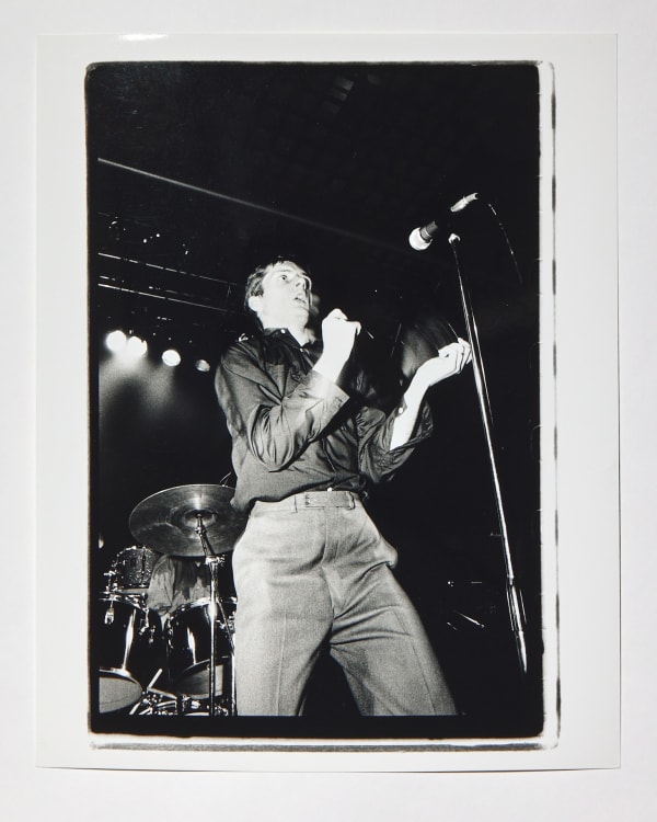 Kevin Cummins, Ian Curtis, Leeds University, 3 October 1979