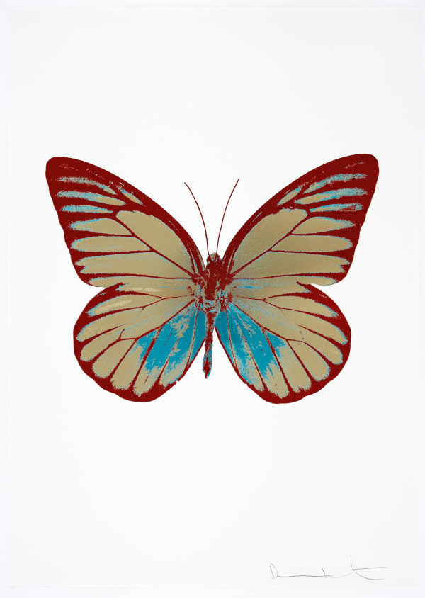 Damien Hirst, The Souls I - Grafix Gold/Topaz/Chilli Red, 2010