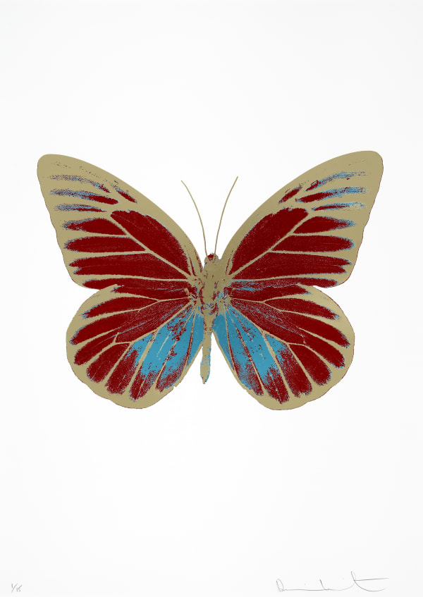 Damien Hirst, The Souls I - Chilli Red/Topaz/Grafix Gold, 2010