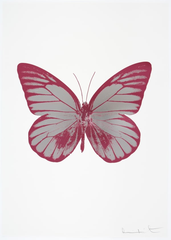 Damien Hirst, The Souls I - Silver Gloss/Loganberry Pink/Loganberry Pink, 2010
