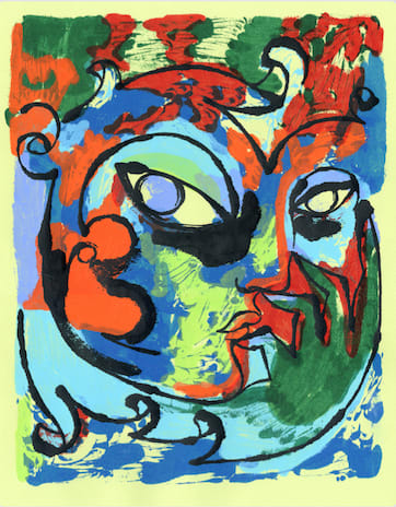 Petra Börner, Novo, Face Paint (hand), 2024