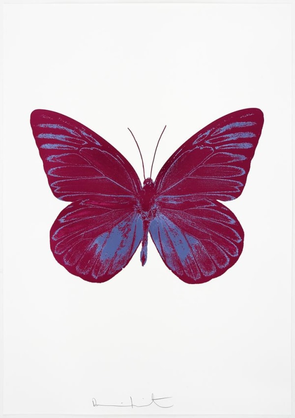 Damien Hirst, The Souls I - Fuchsia Pink/Cornflower Blue, 2010