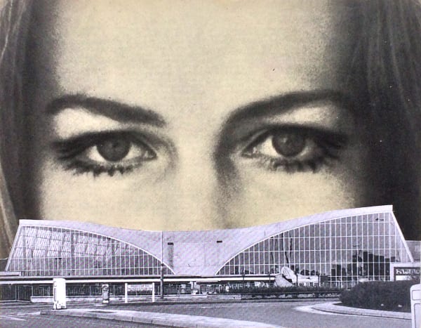 Sarah Hardacre Bird's-eye View, 2010 Paper collage 16.6 x 21.4 cm Framed 19.5 x 24 cm Signed, titled and dated