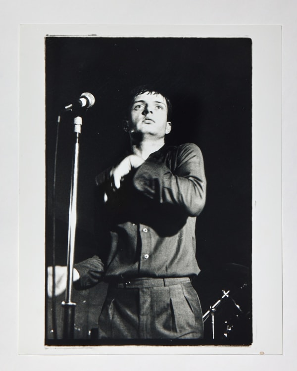 Kevin Cummins, Ian Curtis, The Factory, Manchester, 13 July 1979