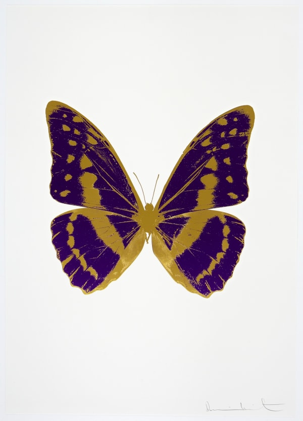 Damien Hirst, The Souls III - Imperial Purple/Oriental Gold/Oriental Gold, 2010