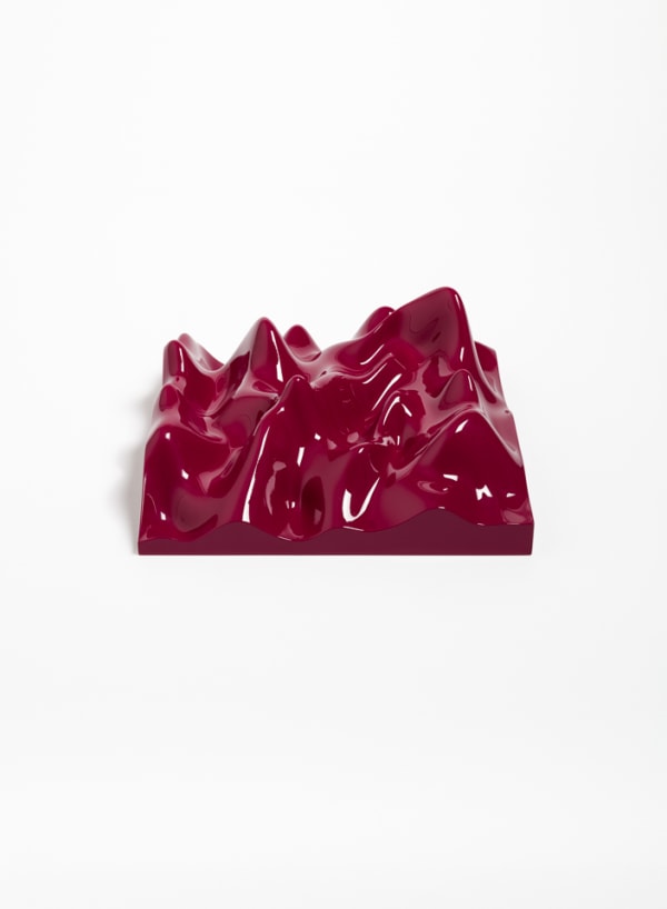 Peter Saville, Unknown Pleasure Claret Violet, 2012