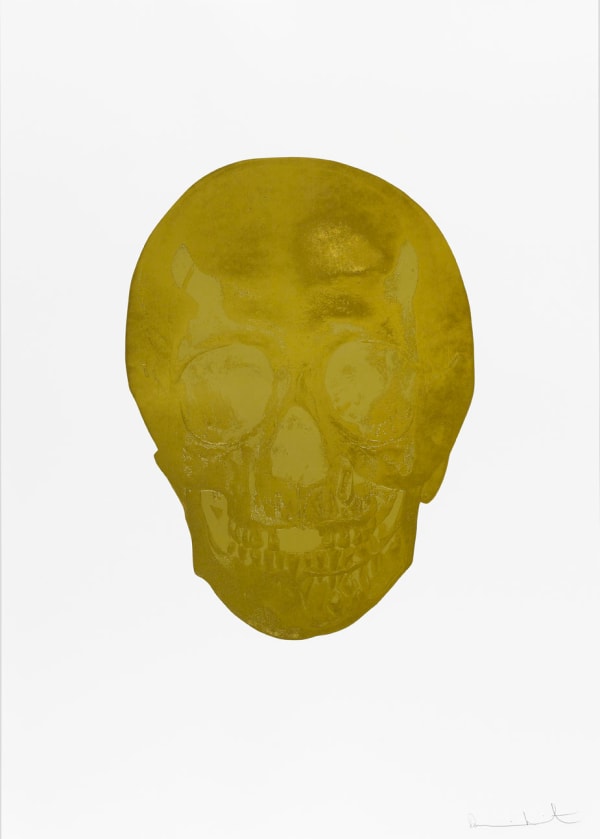 Damien Hirst, Death Or Glory African Gold/Hazy Gold Glorious Skull, 2011