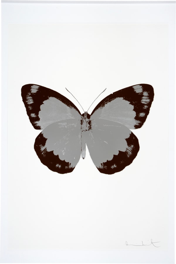 Damien Hirst The Souls II - Silver Gloss/Chocolate/Blind Impression, 2010 2 colour foil block on 300gsm Arches 88 archival paper. Signed and numbered. Published by Paul Stolper and Other Criteria 72 x 51cm OC7832 / 658-15 Edition of 15