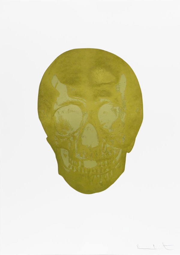 Damien Hirst, Death Or Glory Sunset Gold/Cool Gold Glorious Skull, 2011