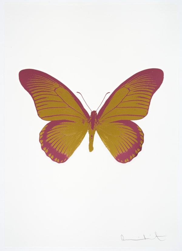 Damien Hirst, The Souls IV - Oriental Gold/Loganberry Pink, 2010