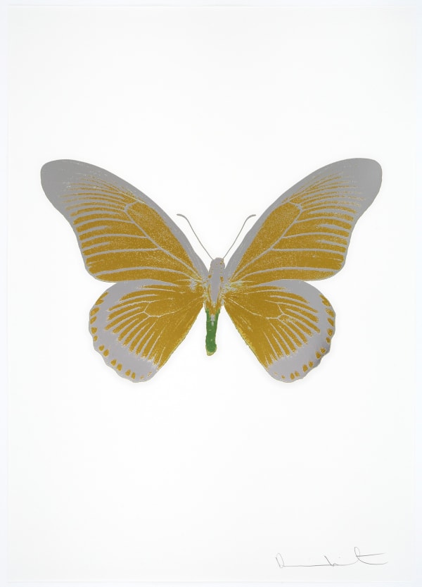 Damien Hirst, The Souls IV - Oriental Gold/Silver Gloss/Leaf Green, 2010