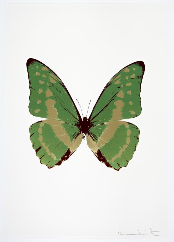 Damien Hirst, The Souls III - Leaf Green/Cool Gold/Burgundy, 2010