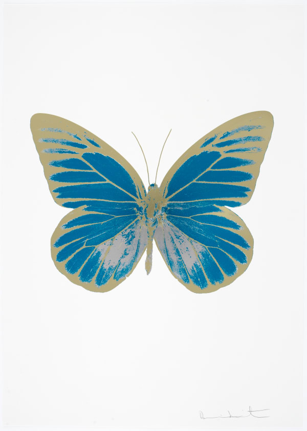 Damien Hirst, The Souls I - Turquoise/Silver Gloss/Cool Gold, 2010