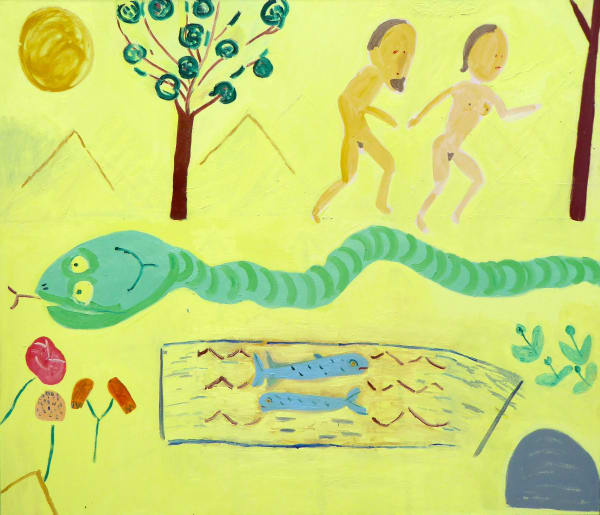 Georgia Hayes Leaving the Garden, 2015 Oil on canvas. Signed on verso 183 x 214 cm