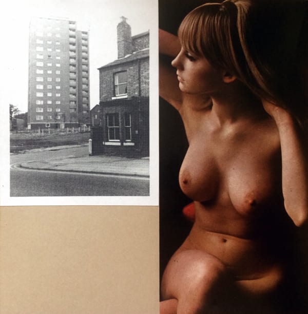 Sarah Hardacre Stormy Screening of Satyricon, 2020 Paper collage 16.6 x 16.2cm Signed, titled and dated