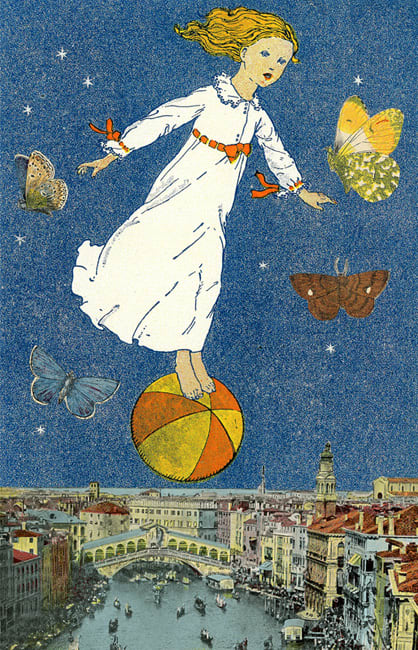 Peter Blake Venice- Butterflies, 2013 Inkjet and glaze on canvas Signed and numbered by the artist. 130 x 83 cm Edition of 10