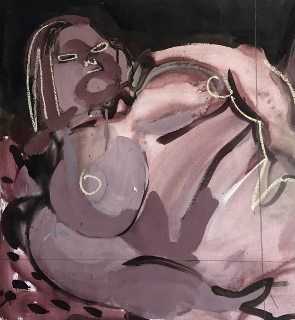 Susie Hamilton Ecstasy 35, 2007 Acrylic, pastel and charcoal on paper 50 x 50cm