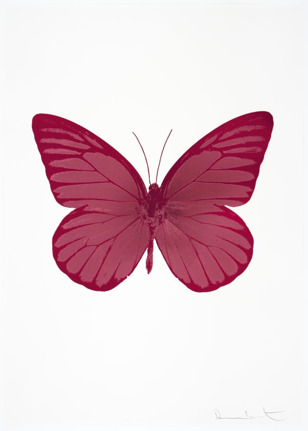 Damien Hirst, The Souls I - Loganberry Pink/Blind Impression/Fuchsia Pink, 2010