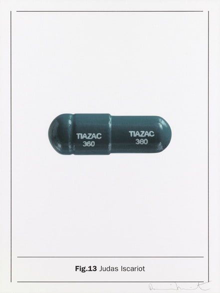 Damien Hirst Fig.13 Judas Iscariot, 2005 Silkscreen on Somerset satin 410gsm 66.7 x 50 cm Edition of 80 Signed and numbered . Published by Paul Stolper and Other Criteria