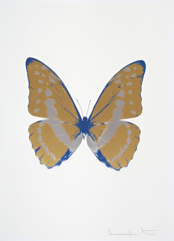 Damien Hirst, The Souls III - Hazy Gold/Silver Gloss/Frost Blue, 2010