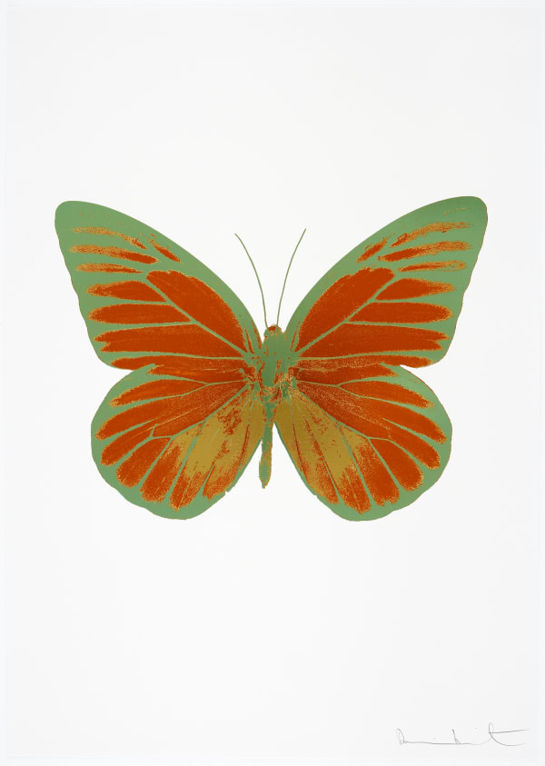 Damien Hirst, The Souls I - Prairie Copper/Oriental Gold/Leaf Green, 2010