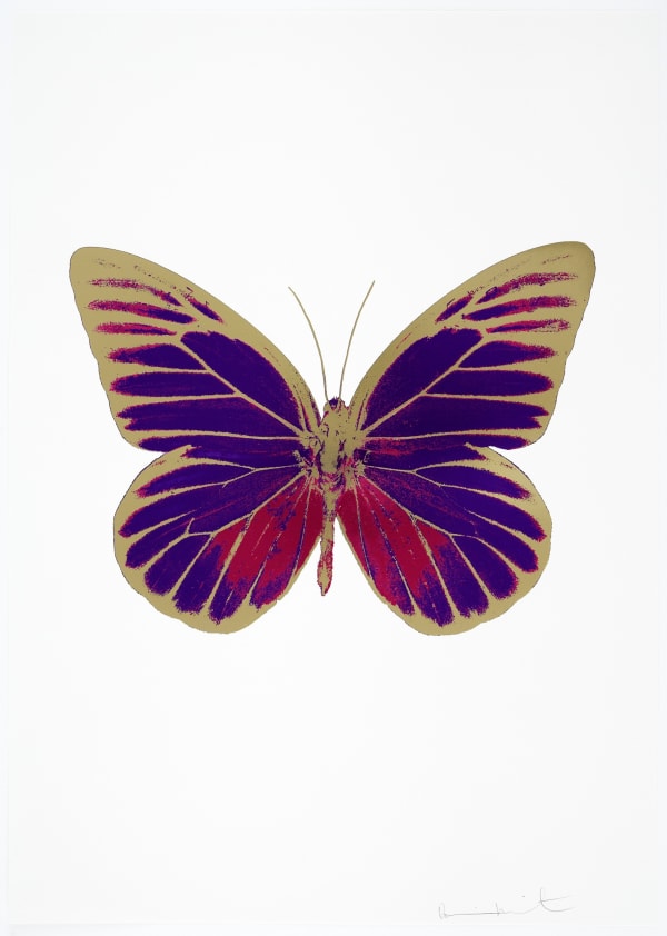 Damien Hirst, The Souls I - Imperial Purple/Fuchsia Pink/Cool Gold, 2010