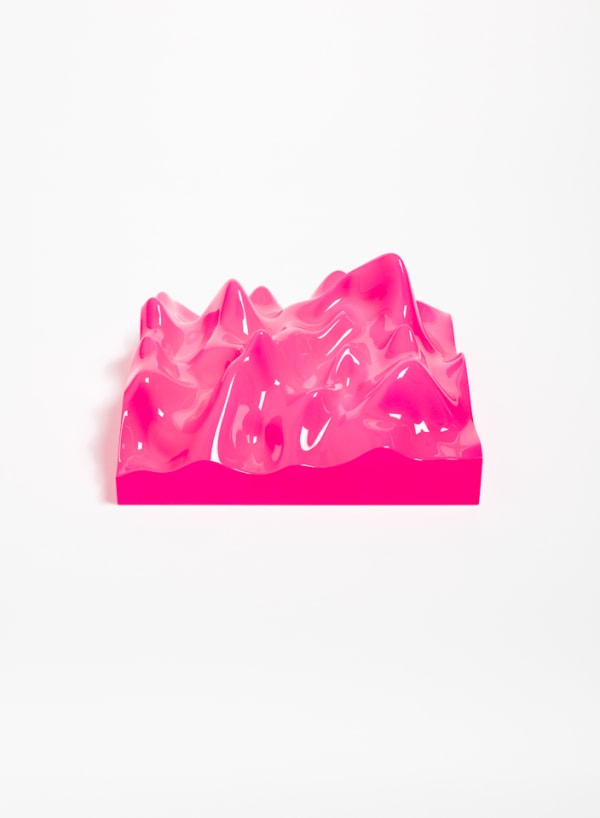 Peter Saville, Unknown Pleasure Fluro Pink, 2015