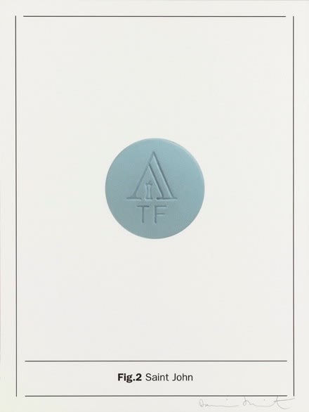 Damien Hirst Fig.2 Saint John, 2005 Silkscreen on Somerset satin, 410gsm Signed and numbered 66.7 x 50cm Edition of 80 Published by Paul Stolper and Other Criteria