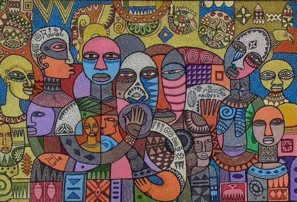 Silas Adeoye - Out of the Abundance of the heart, 2022