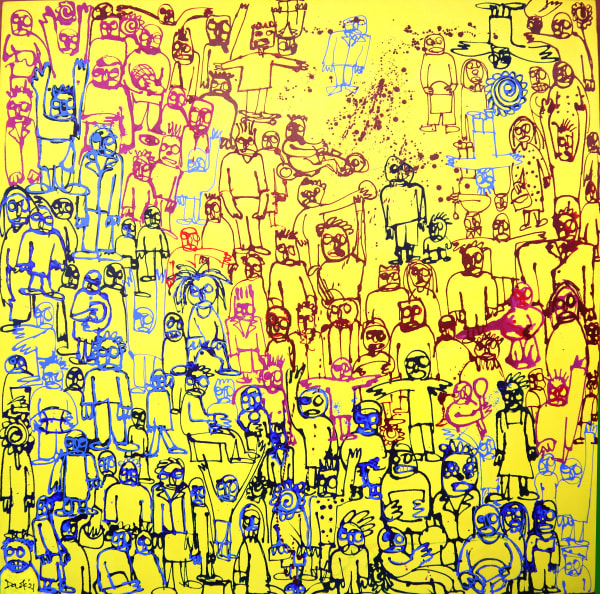 Damilola Okhoya, Untitled (Yellow), 2021