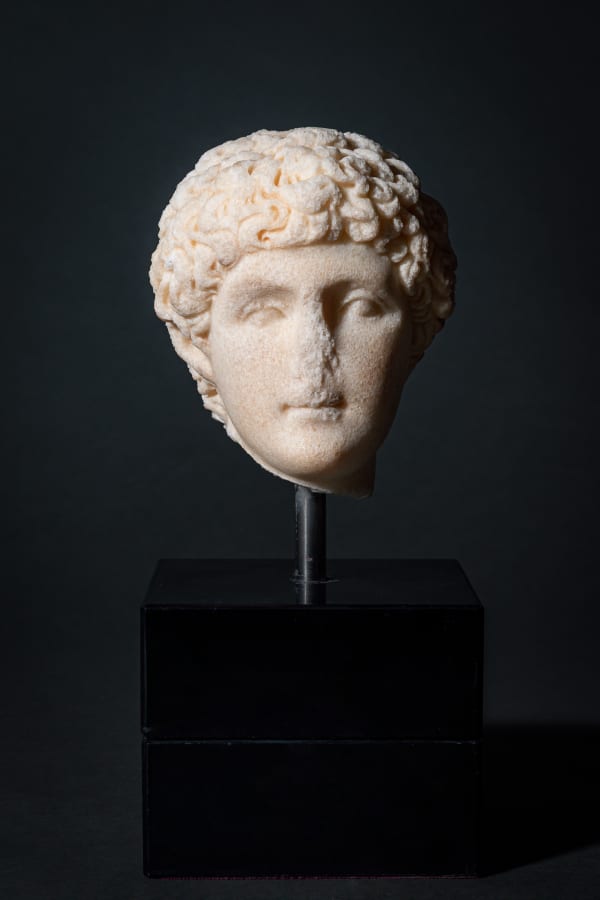 Roman Marble Head of a Putto Roman Marble Head of a Putto, Circa AD250 - 400
