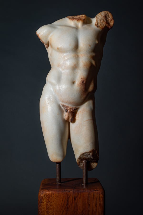 Roman Marble Statue of an Athlete, Roman Marble Statue of an Athlete, Circa 100BC - AD100